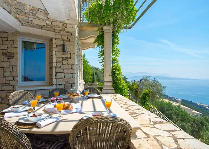 Paleopetres Blanche - Private Pool - Sea Views - Nissaki - North East Coast - Willa