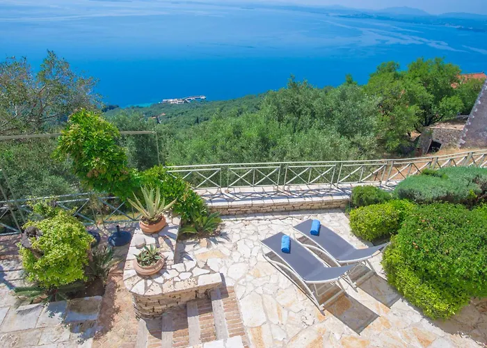 Willa Paleopetres Blanche - Private Pool - Sea Views - Nissaki - North East Coast - Nisaki (Corfu)