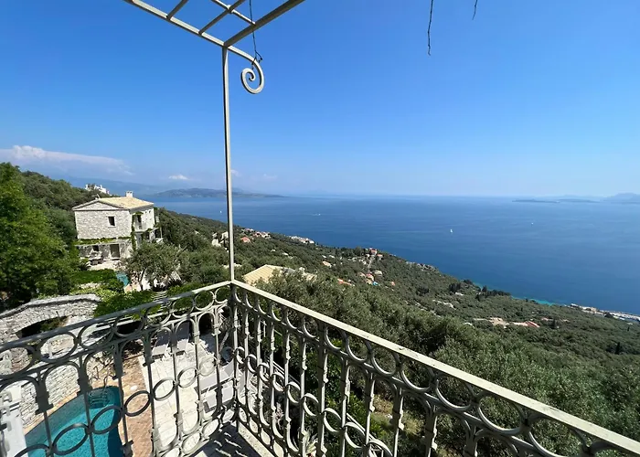 Paleopetres Blanche - Private Pool - Sea Views - Nissaki - North East Coast - Nisaki (Corfu)