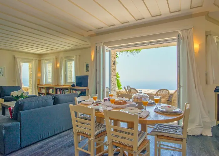 Βίλα Paleopetres Blanche - Private Pool - Sea Views - Nissaki - North East Coast - Νησάκι