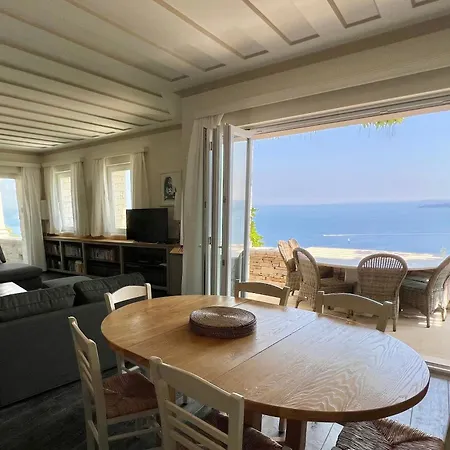 Villa Paleopetres Blanche - Private Pool - Sea Views - Nissaki - North East Coast -
