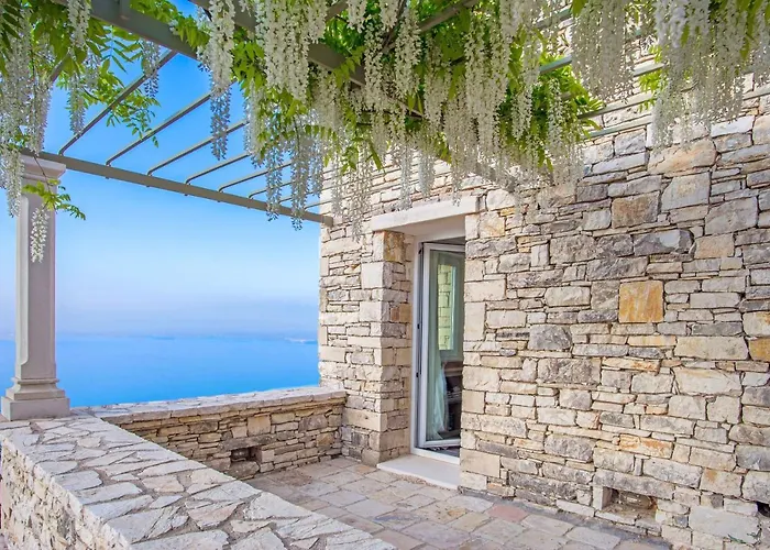 Paleopetres Blanche - Private Pool - Sea Views - Nissaki - North East Coast - 别墅