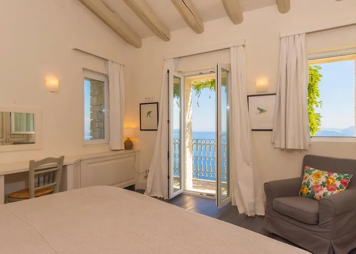 Paleopetres Blanche - Private Pool - Sea Views - Nissaki - North East Coast - Nisaki (Corfu)