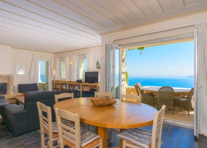 别墅 Paleopetres Blanche - Private Pool - Sea Views - Nissaki - North East Coast - *