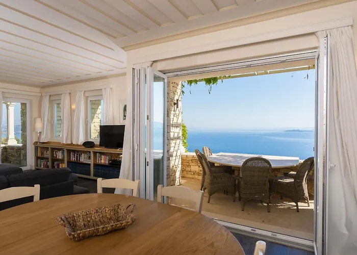 Paleopetres Blanche - Private Pool - Sea Views - Nissaki - North East Coast - 别墅