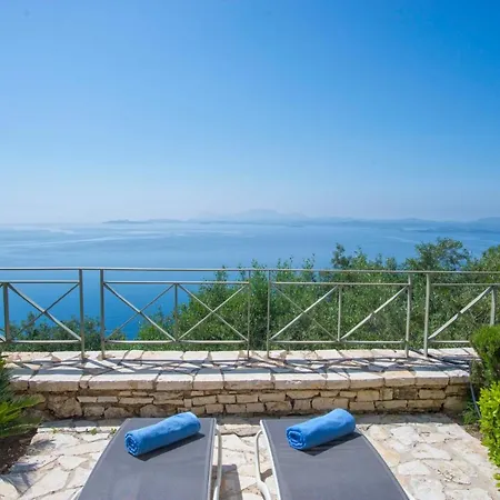 ヴィラ Paleopetres Blanche - Private Pool - Sea Views - Nissaki - North East Coast -