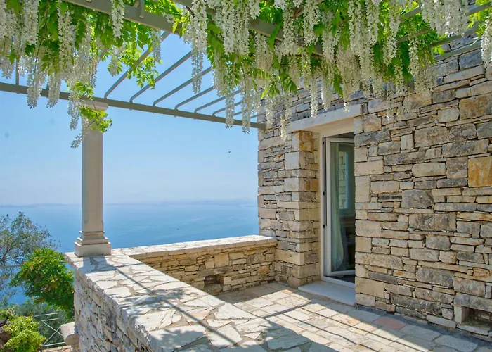 Paleopetres Blanche - Private Pool - Sea Views - Nissaki - North East Coast - Villa *